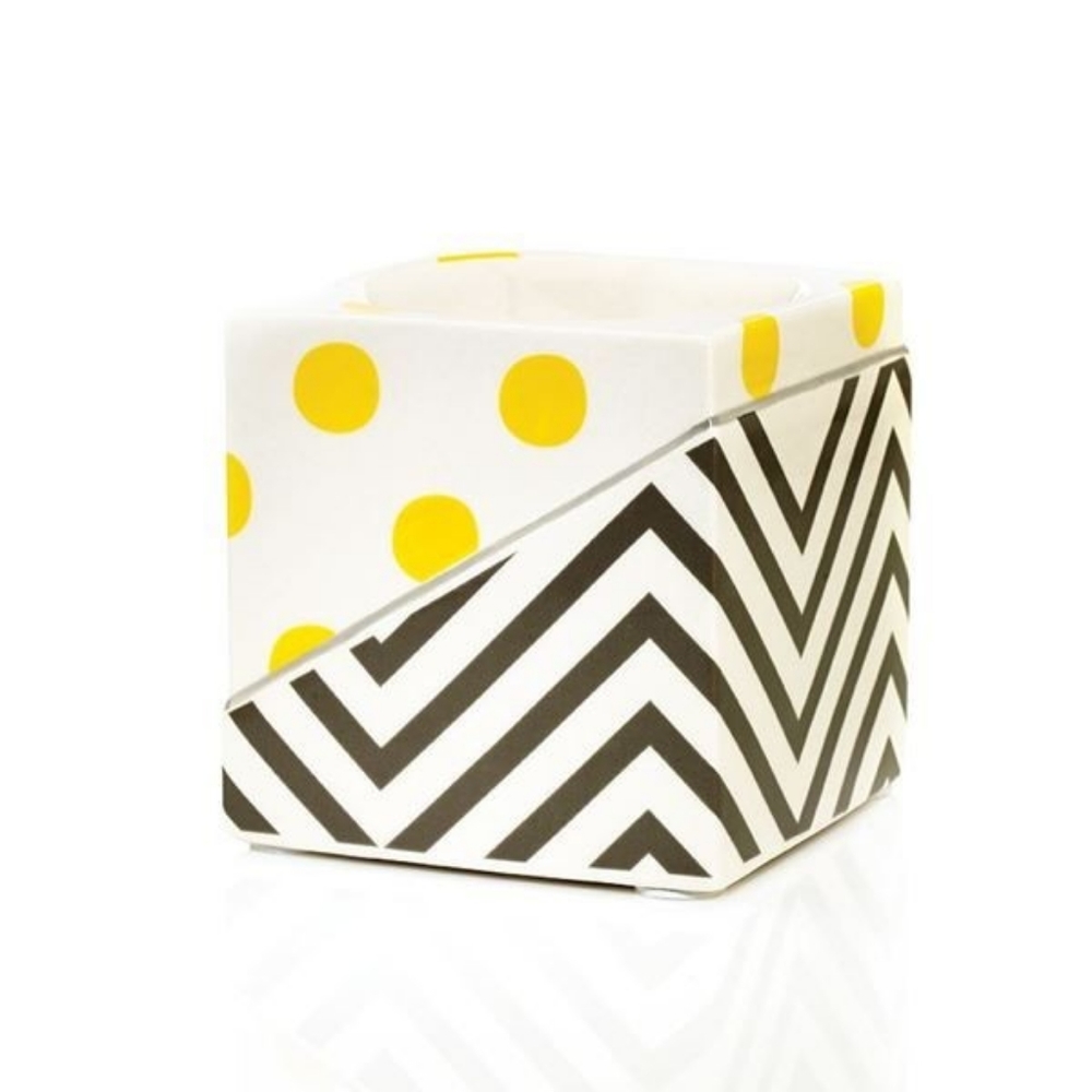 Gold Canyon Candles  Scent Pod Warmer  retired new gift scent Pattern cube